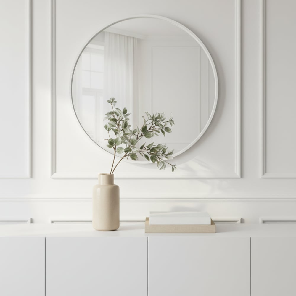 Branche de laurier pailleté artificielle verte foncée H43 - Maisons du Monde