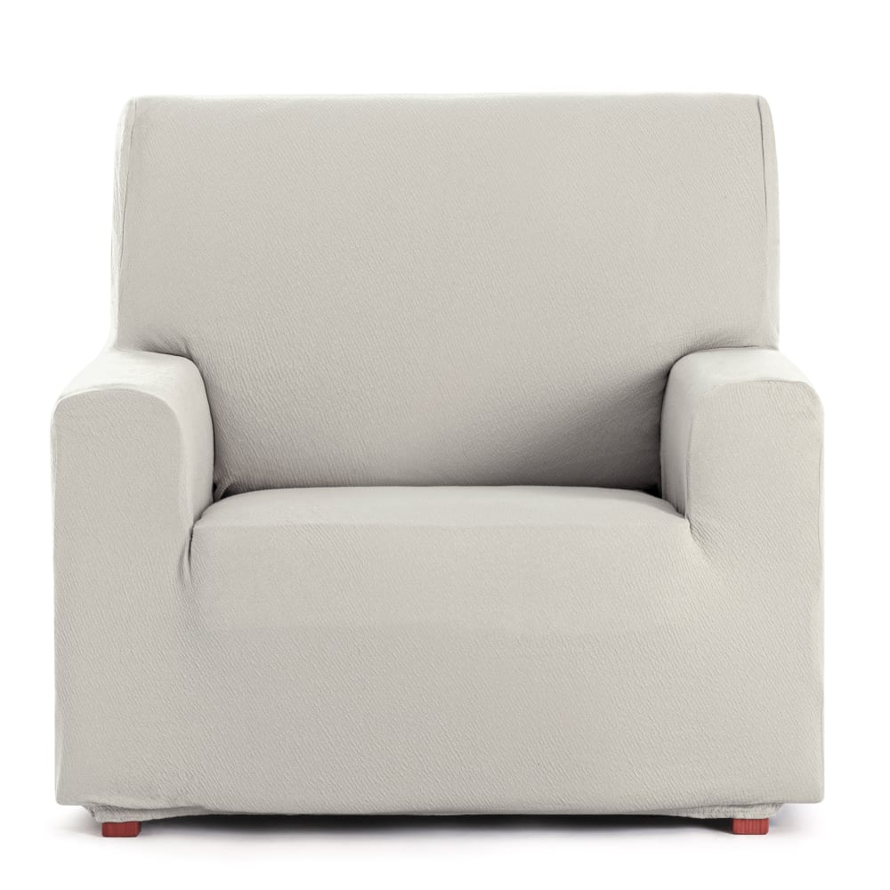Housse de fauteuil extensible écru 80  130