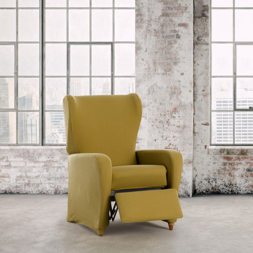 Housse de fauteuil relax extensible moutarde 60 75 - Maisons du Monde
