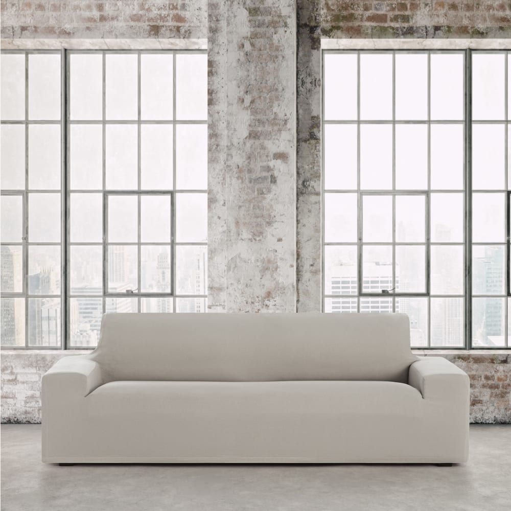 Housse de canapé 2 places extensible lin 140 170 cm — vue 3