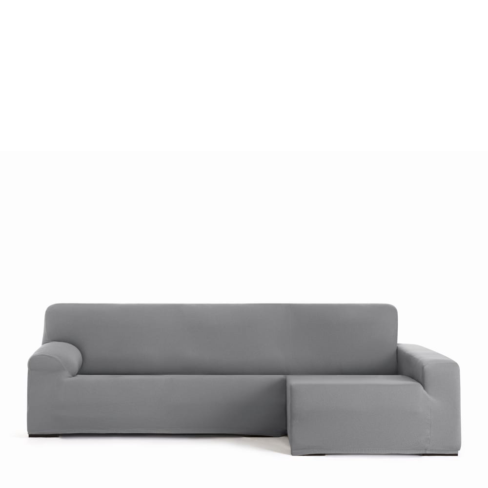 Housse de canapé  en L droite  gris 250  310 cm