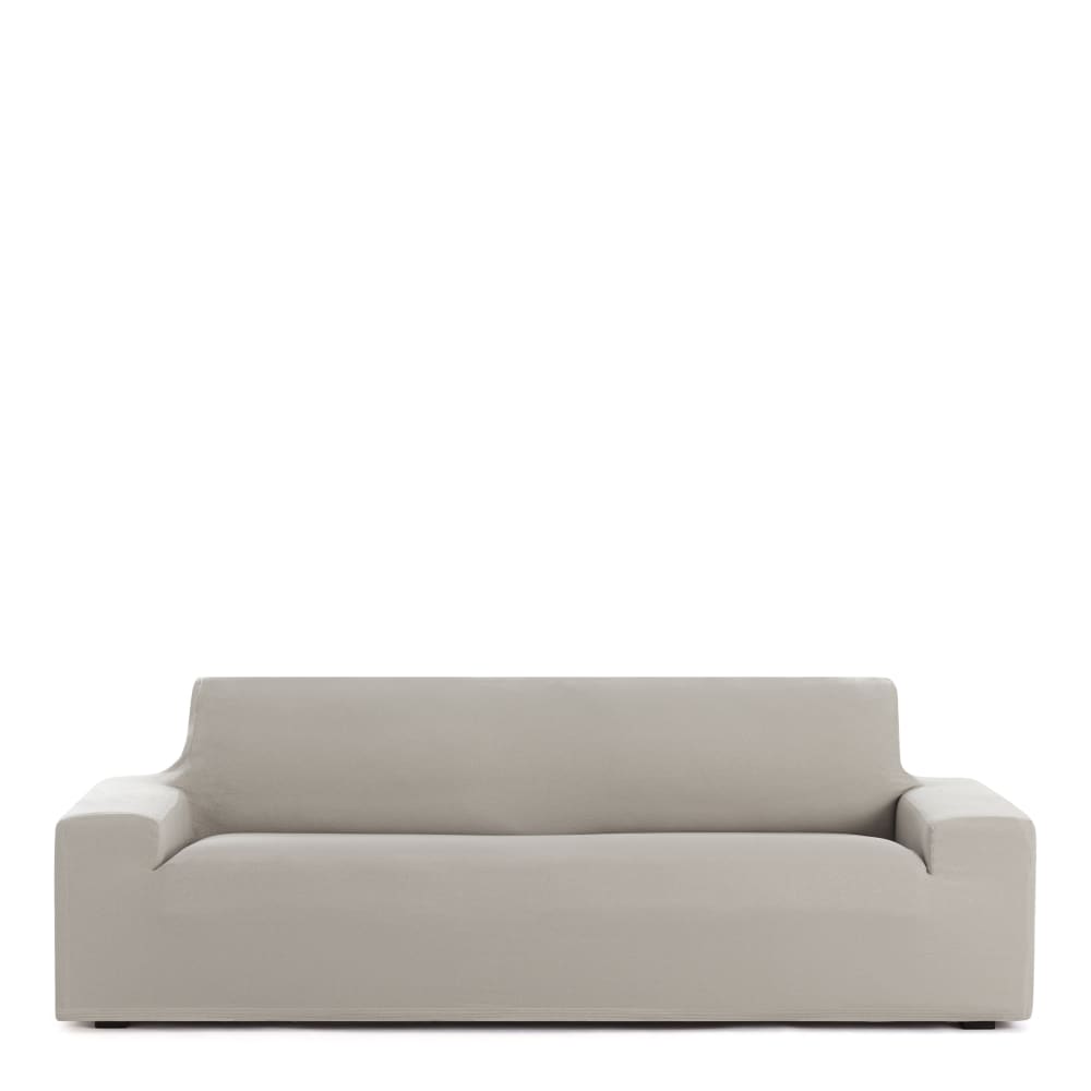 Housse de canapé 4 places extensible lin 210  240 cm