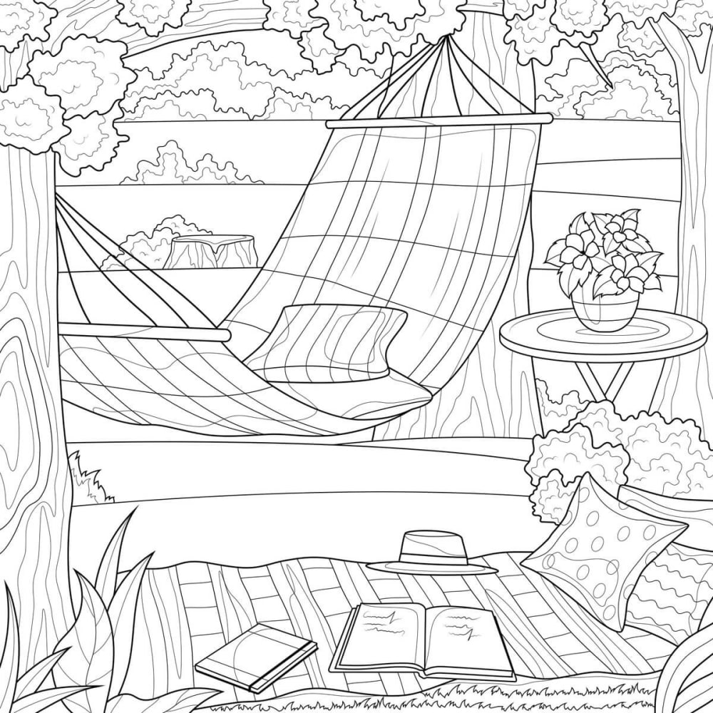 Tableau sur toile évasion à colorier 30x30