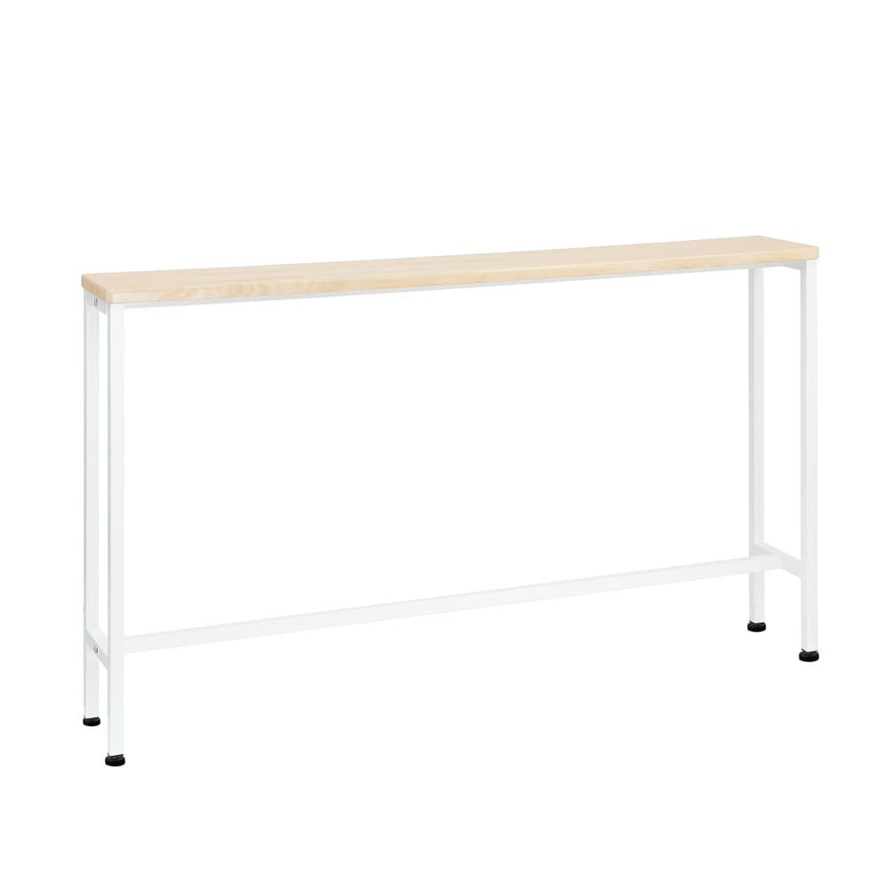 SoBuy Vintage Konsolentisch Metall und MDF Weiß Weiß Spanplatte