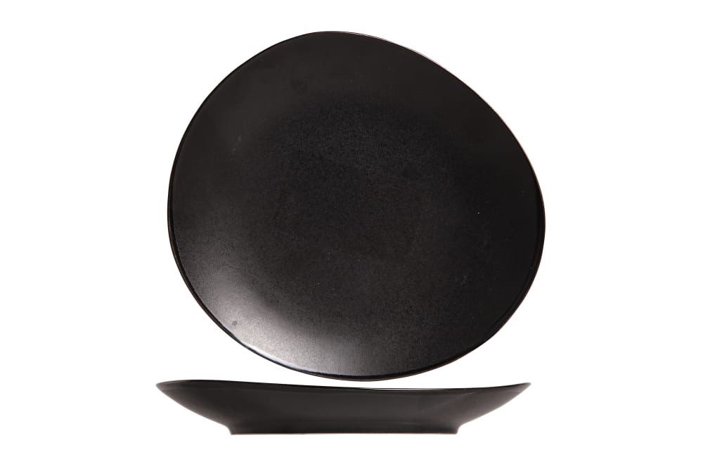 Cosy & Trendy 6er-Set Brotteller aus Steingut, schwarz, 15,2 cm - Steingut