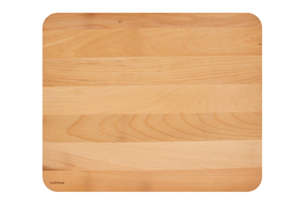 Planche à découper en Bois d'Hêtre, marron, 35X25 cm