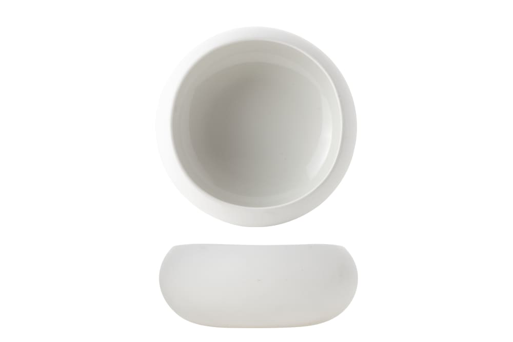 Coupelle en Porcelaine, Blanc, D16 X H6,5 Cm