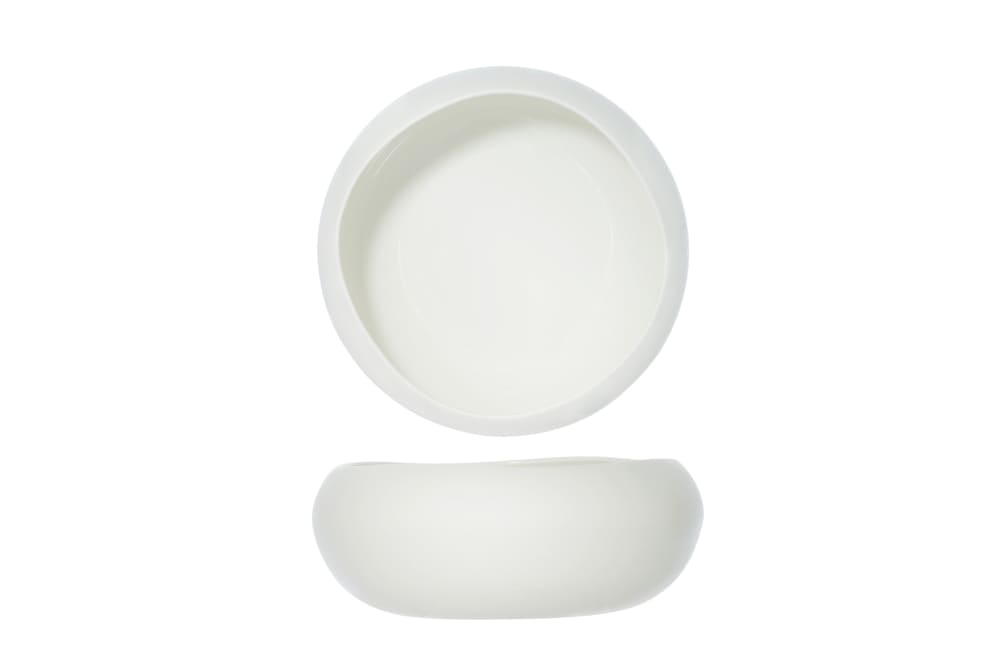 Cosy & Trendy Schale aus Porzellan, weiß, D21xH8cm - Porzellan
