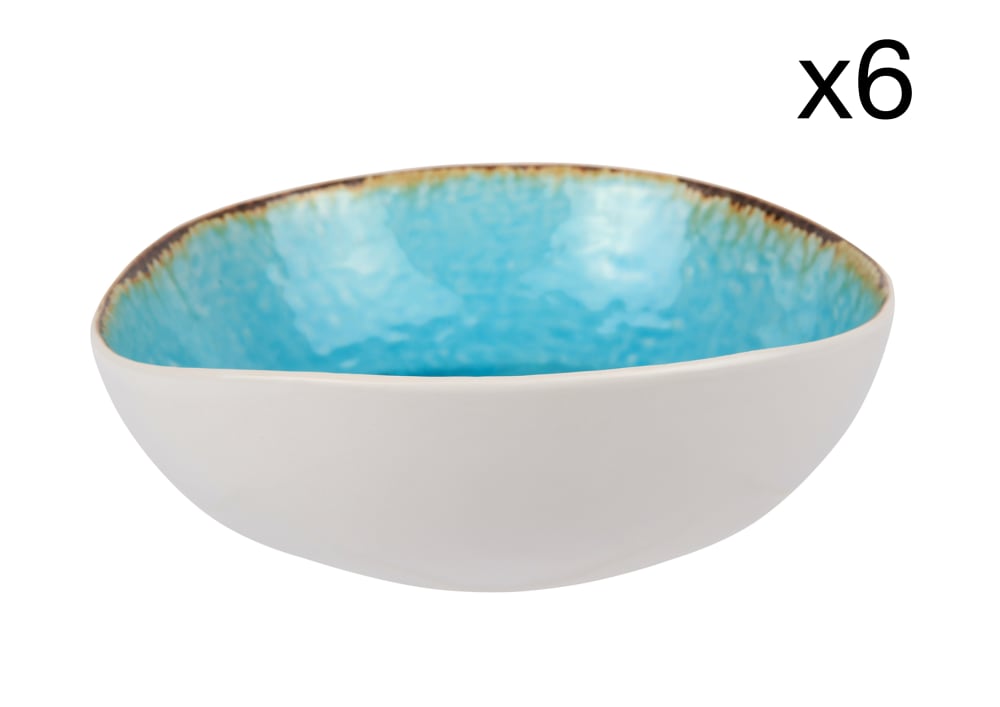Lot de 6 coupes en Grès,