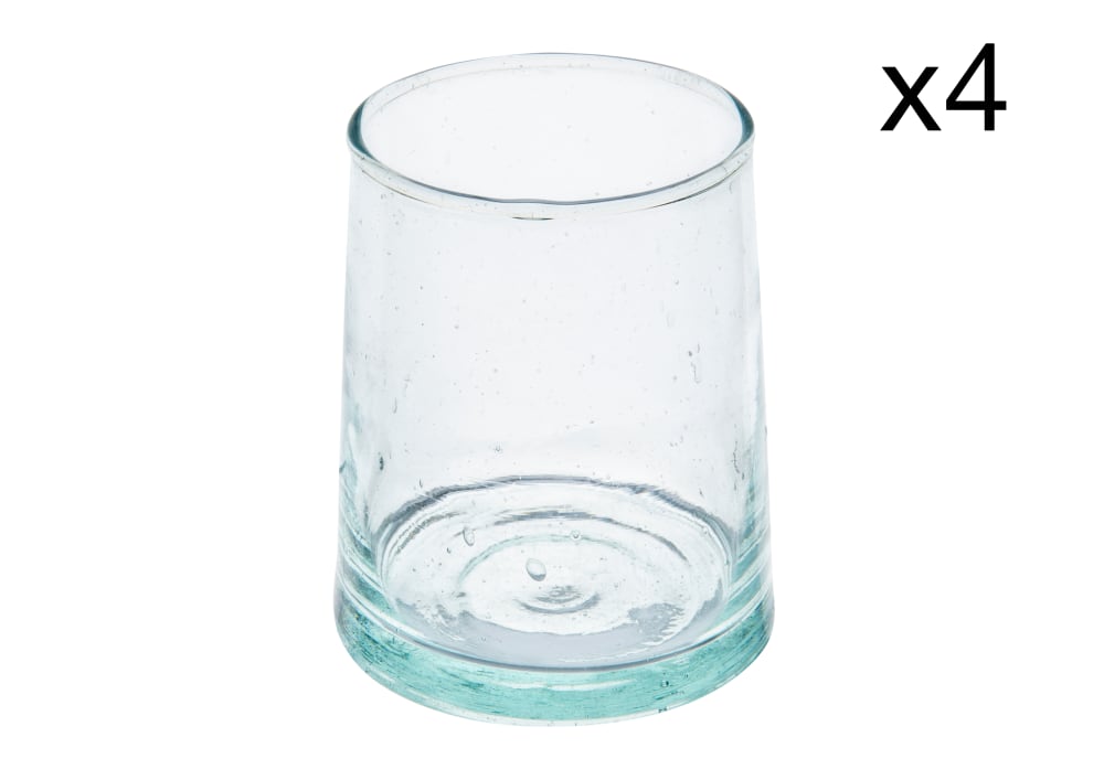 Cosy & Trendy Lot de 4 Verres ,25 cl Transparent Verre