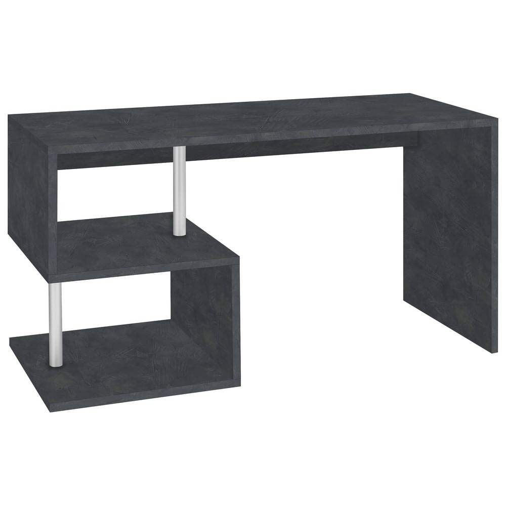 Scrivania Moderna Da Ufficio 140x60x77,5 nera - Web Furniture