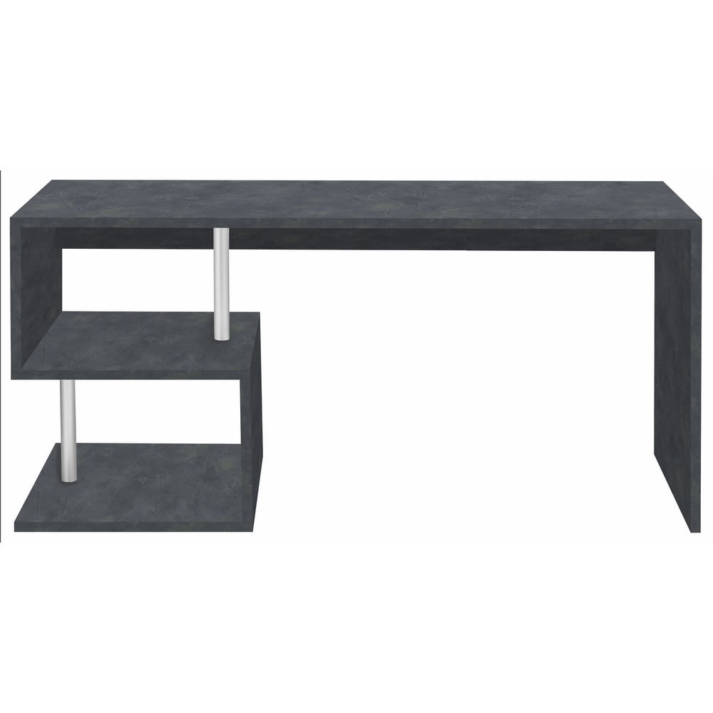 Scrivania Moderna Da Ufficio 180x60x77,5 nera - Web Furniture