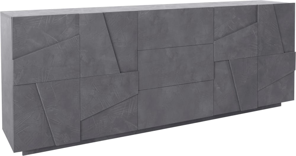 Madia Per Soggiorno Moderna 224,1x44,2x86 ardesia - Web Furniture