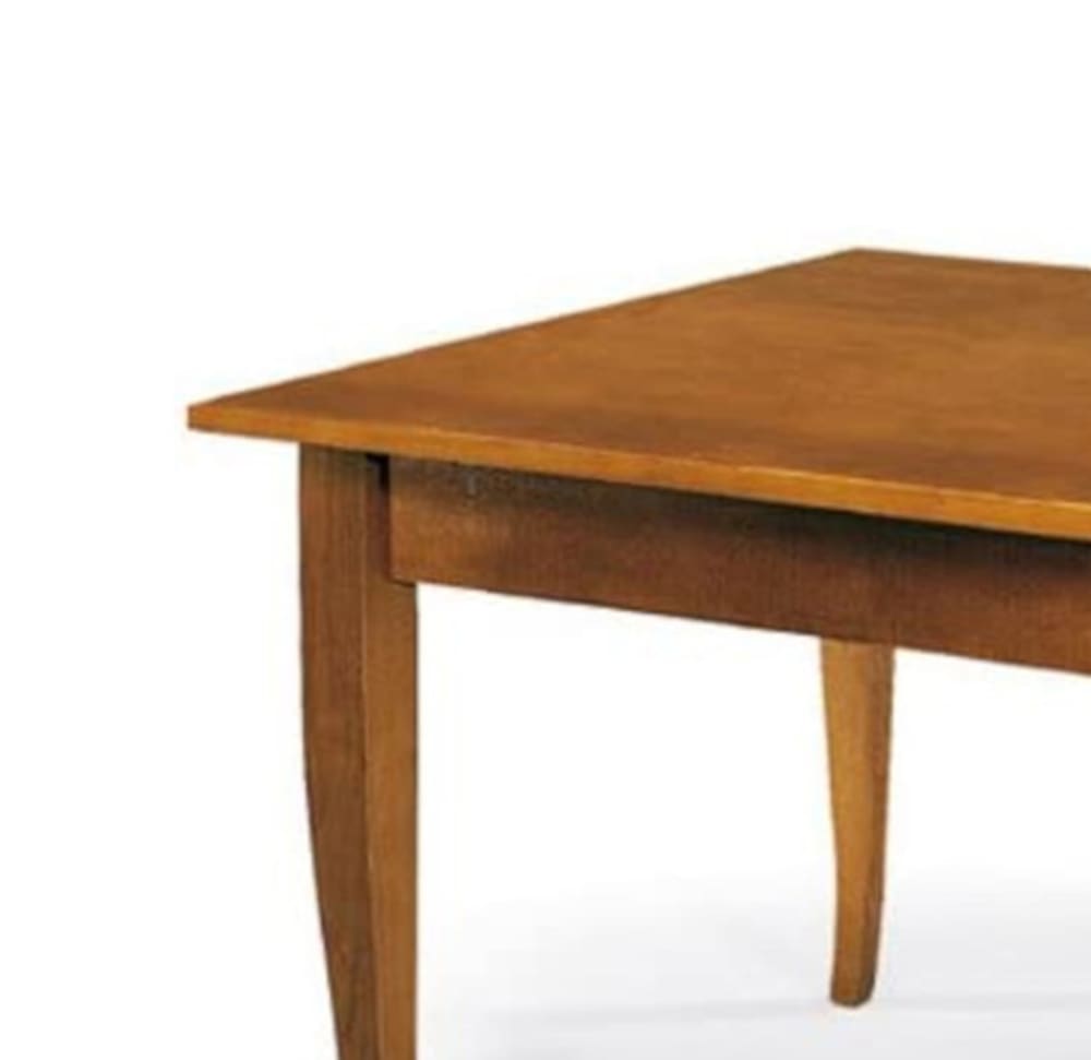 Tavolo in legno finitura noce allungabile a libro 100x100 -