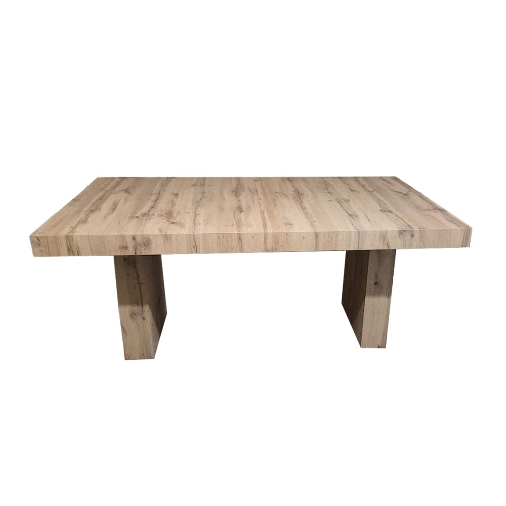 Tavolo in legno rovere nodato allungabile 160x90 cm - 410x90 cm - LEGNO