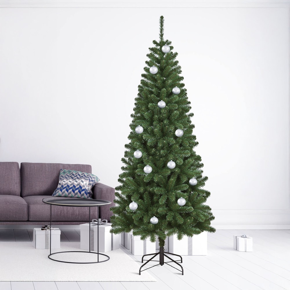 Albero di natale 240 cm verde 240h cm - Dmora