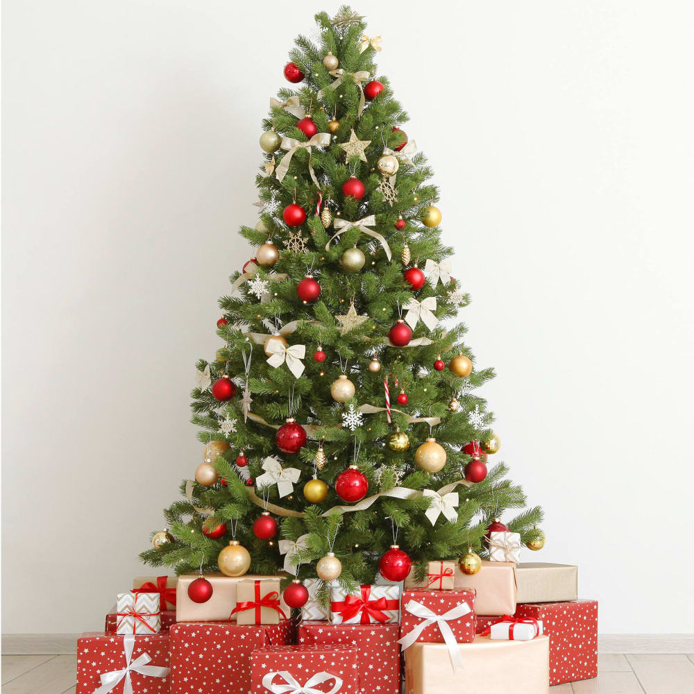 Albero di natale 150 cm verde 150h cm - Dmora