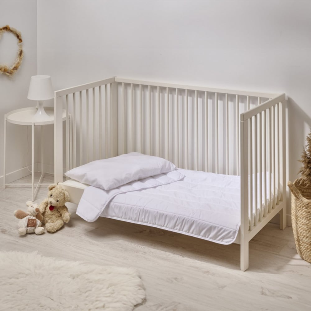 Couette + oreiller bébé lavables à 95°c 75x120cm - Maisons du Monde