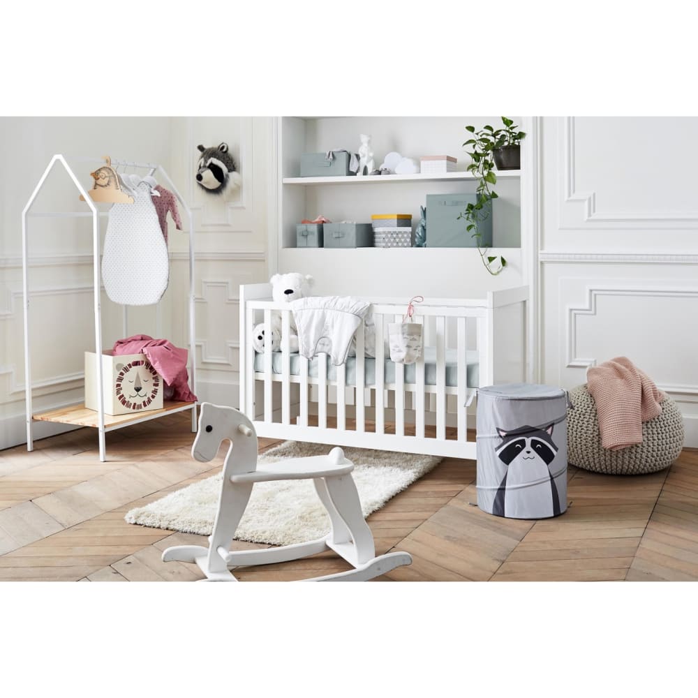 Lot de 6 paniers pliables en tissu sauge 31 x 31 x 31 cm — vue 4