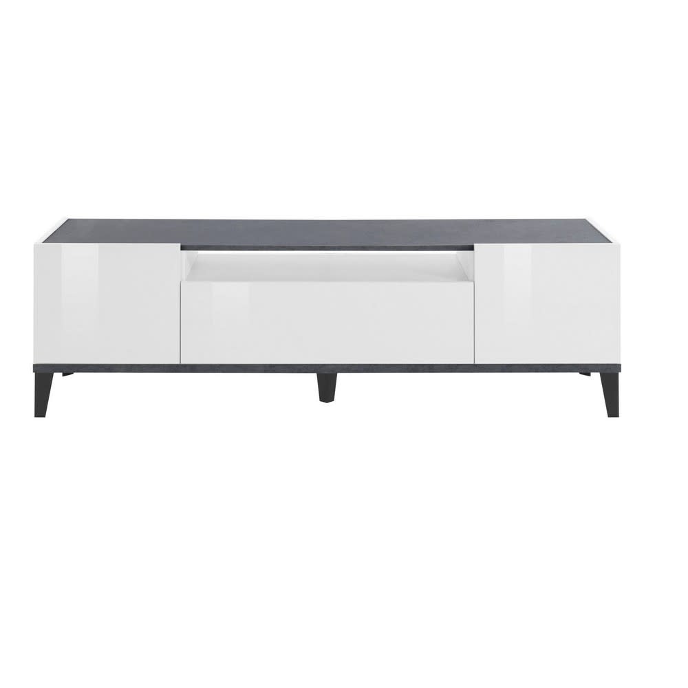 Mobile Porta Tv Moderno 160x40x47 Nero - Web Furniture