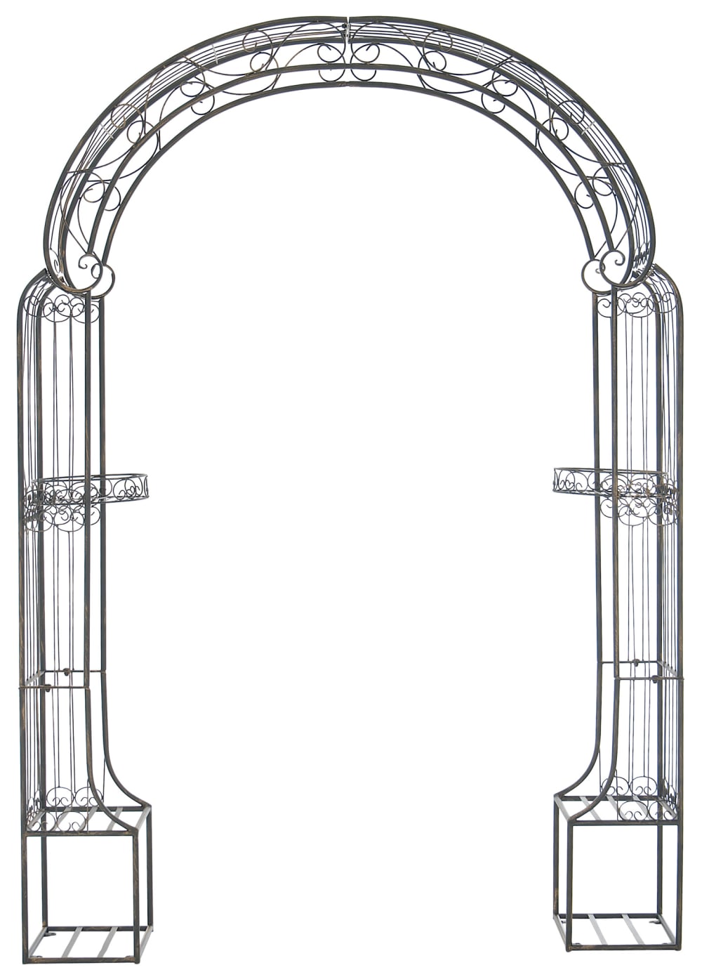 Arco per piante rampicanti in Metallo Colore bronzo - CLP