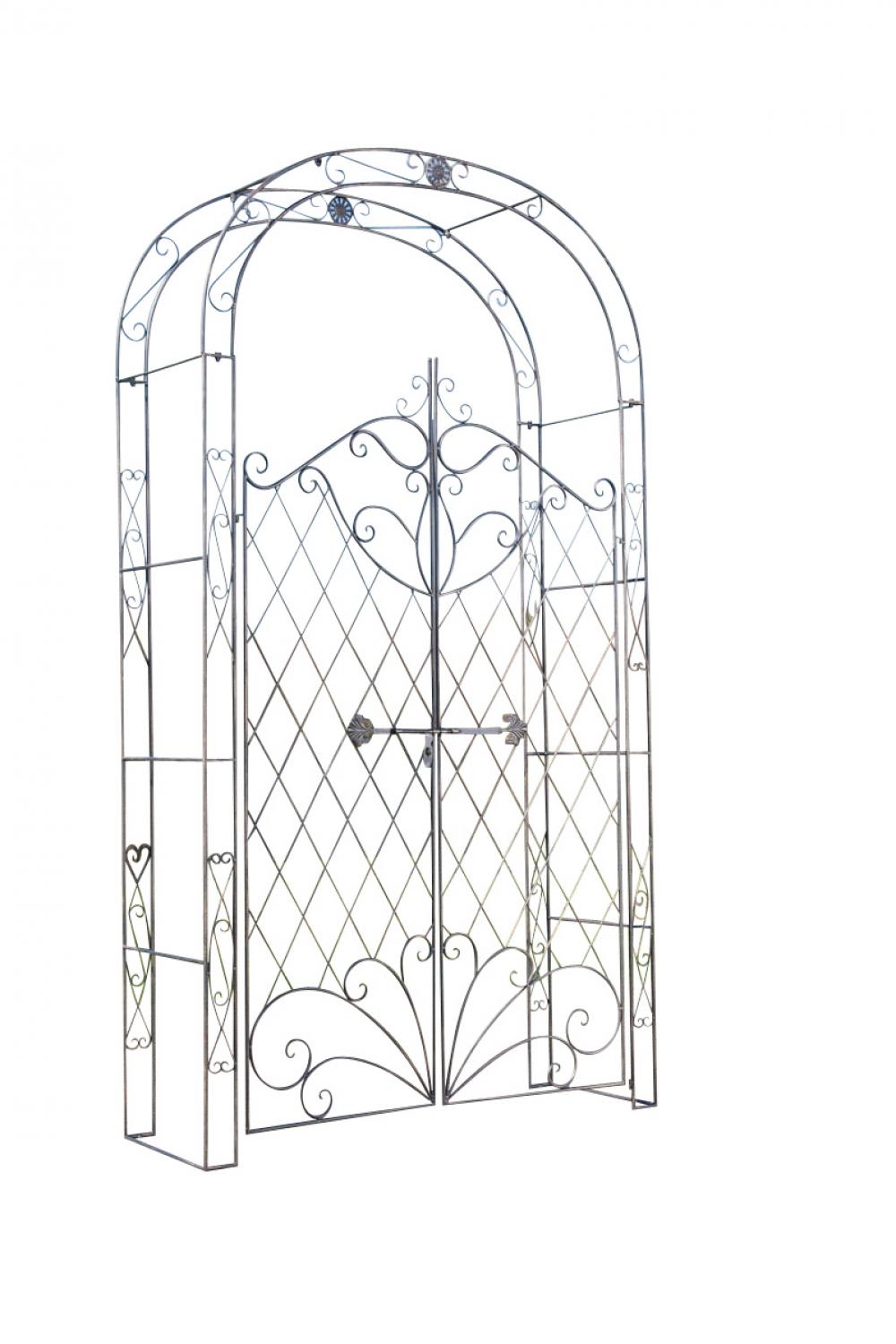 Arche pour plantes grimpantes - bronze
