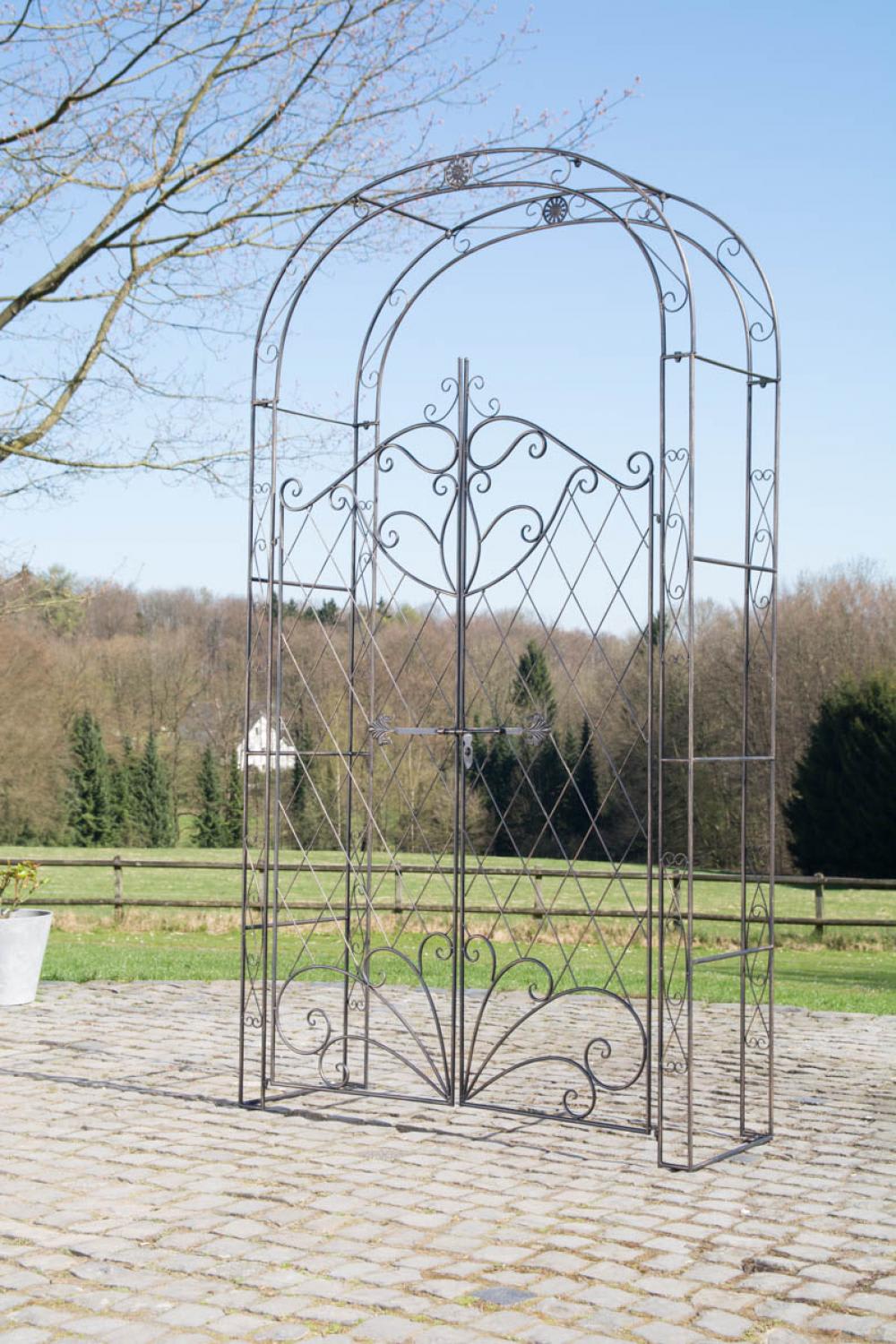 Arche pour plantes grimpantes en métal Bronze