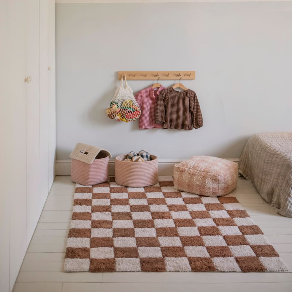 Tapis lavable Kitchen Tiles Toffee — vue 3