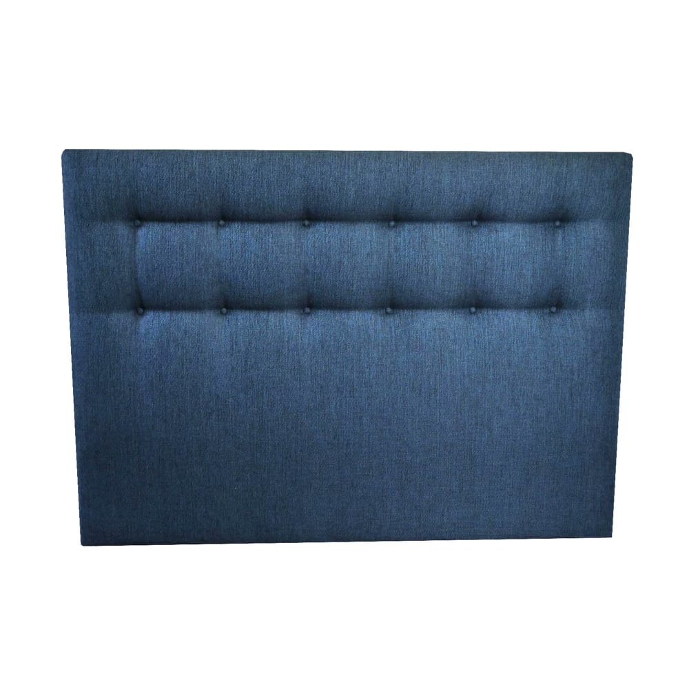 Tete de lit capitonnee crepuscule bleu marine 140x115cm