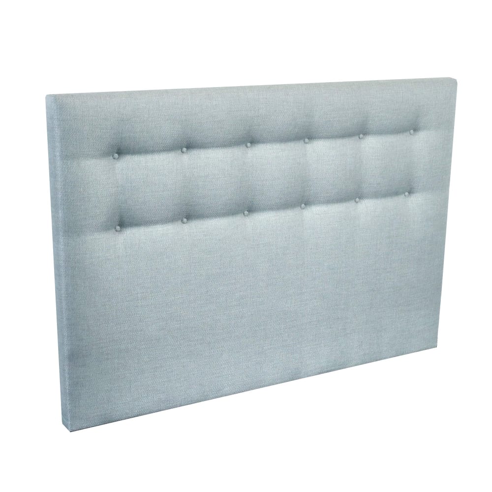 Tete lit capitonnée bleu ciel 160x115