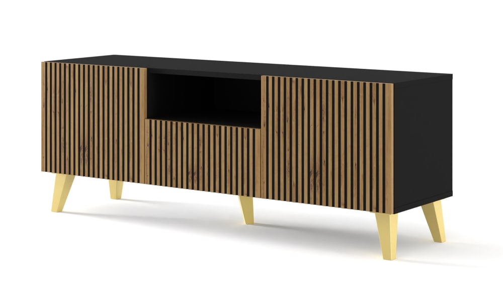 Meuble TV effet bois