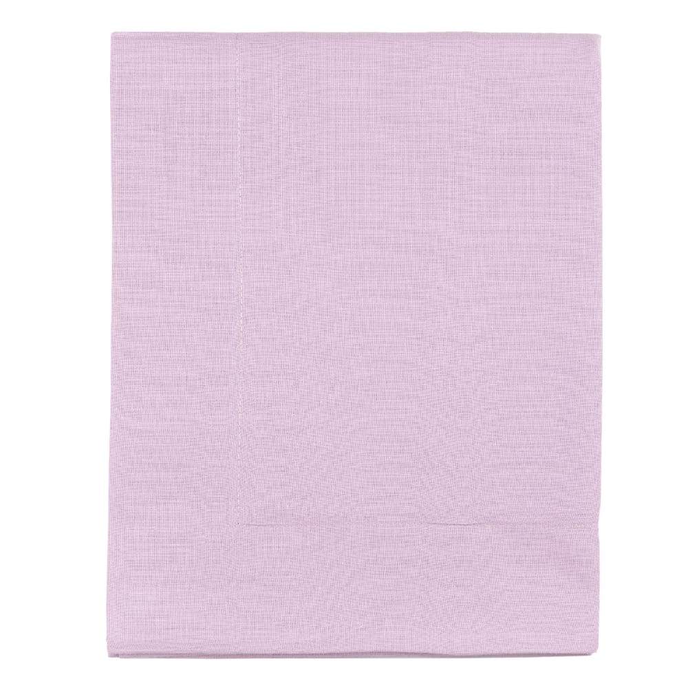 Taie de traversin en 100% coton lilas 43x235 cm