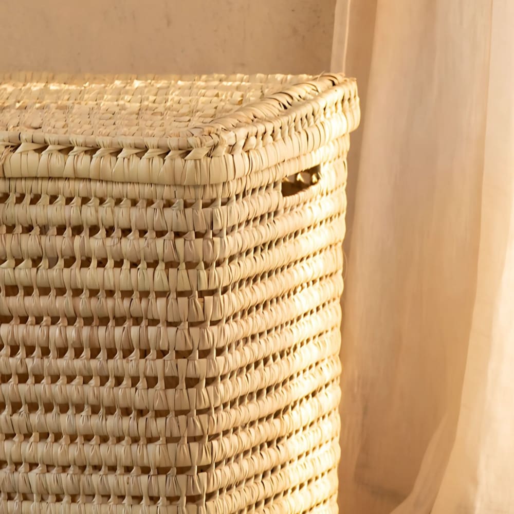 Panière à linge rectangle palmier - 40 x 50 - Maisons du Monde