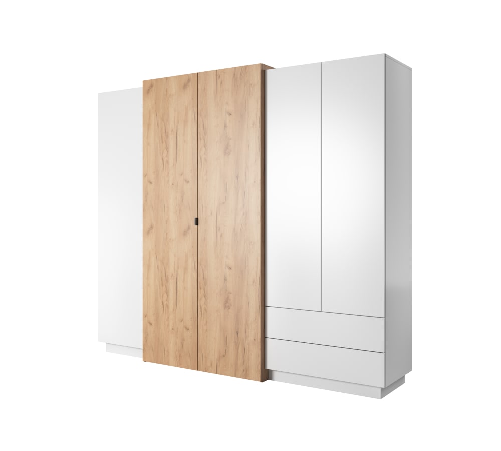 Armoire effet bois Blanc