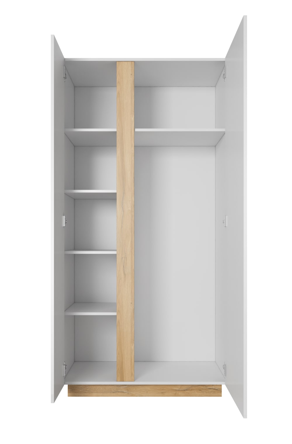 Vitrine effet bois Blanc