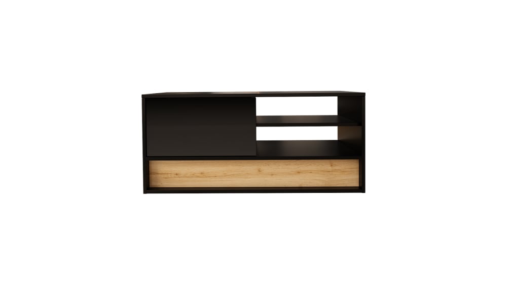Table basse effet bois