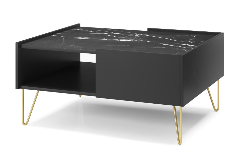 Table basse effet bois