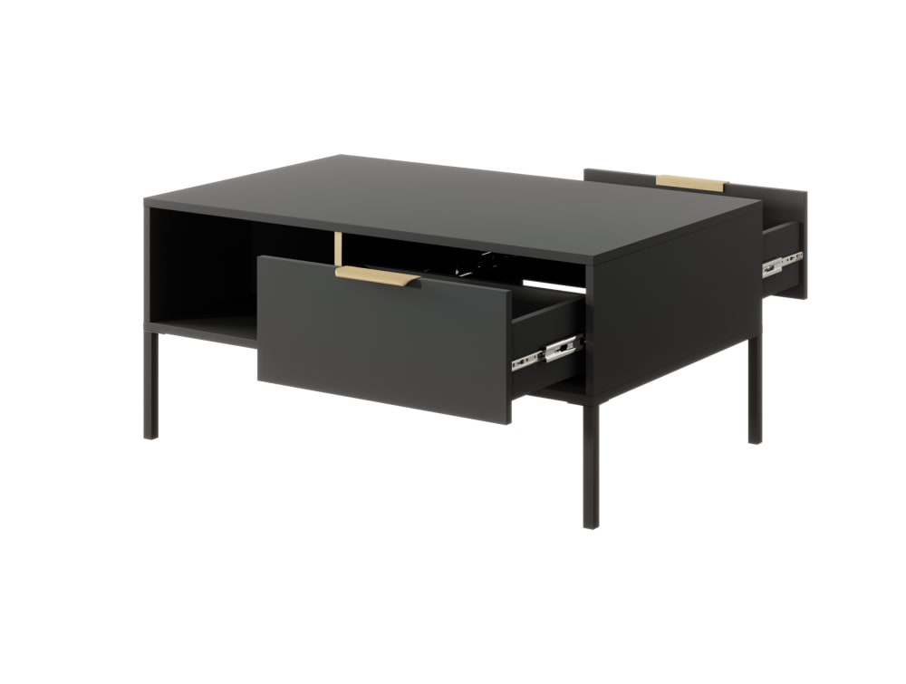 Table basse effet bois