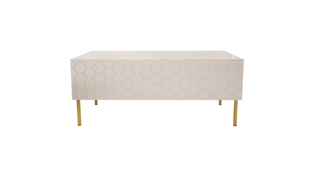 Table basse effet bois
