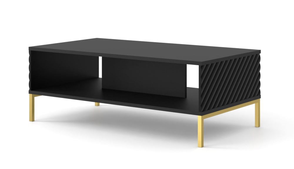 Table basse effet bois