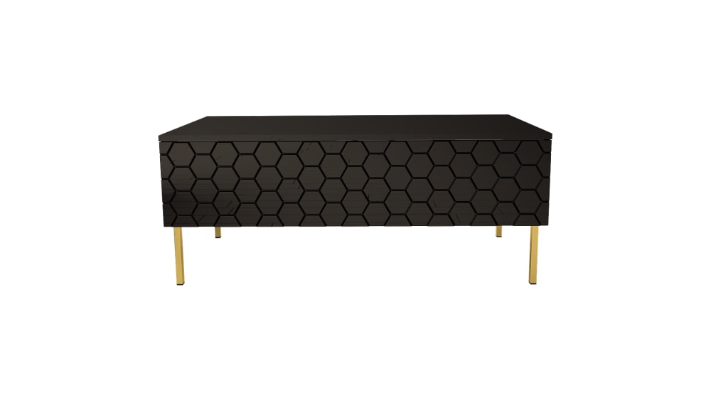 Table basse effet bois