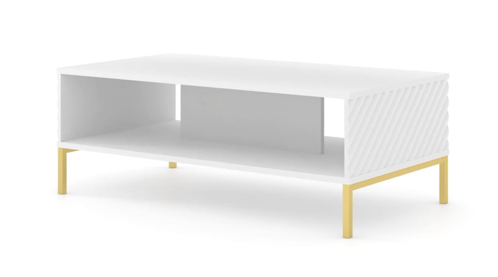 Table basse effet bois