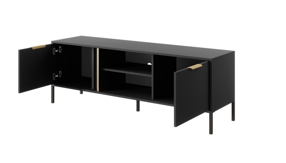 Meuble TV effet bois