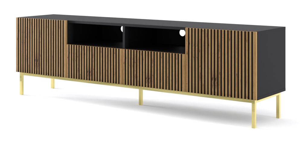 Meuble TV effet bois