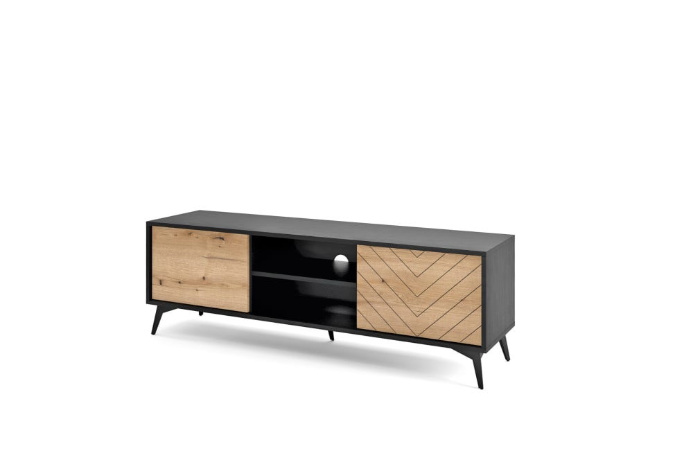 Meuble TV effet bois