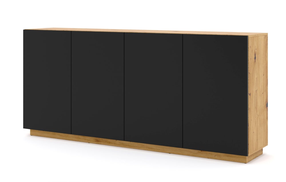 Buffet 4 portes panneaux stratifiés marron Buffet 4 portes panneaux stratifiés marron