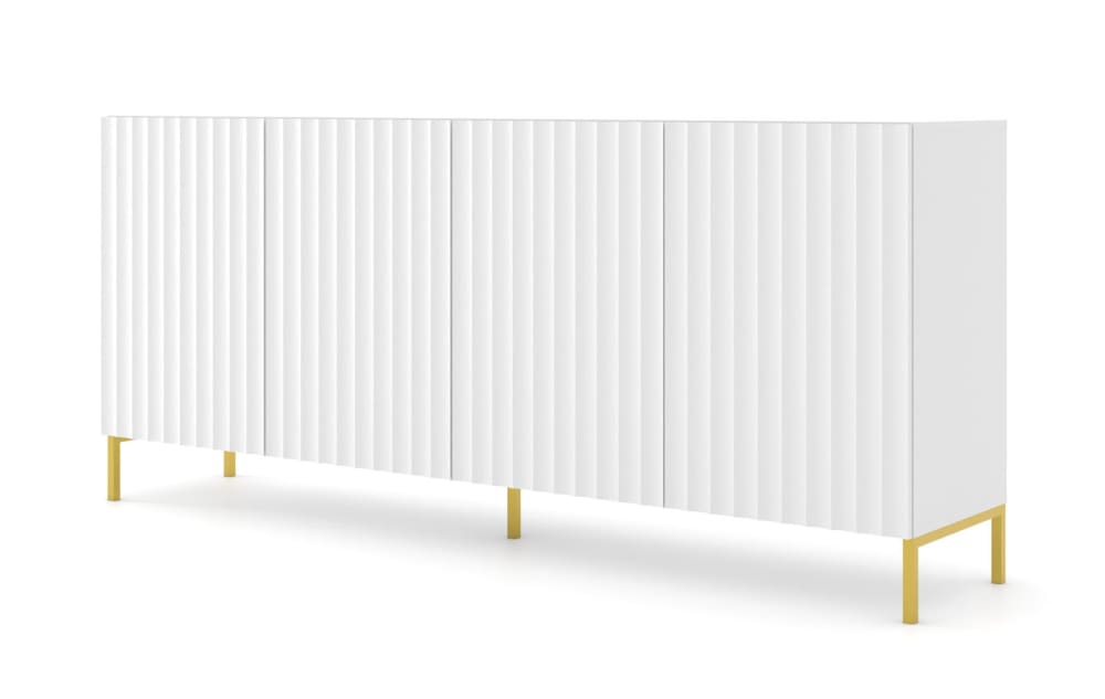 Commode effet bois Blanc Commode effet bois Blanc