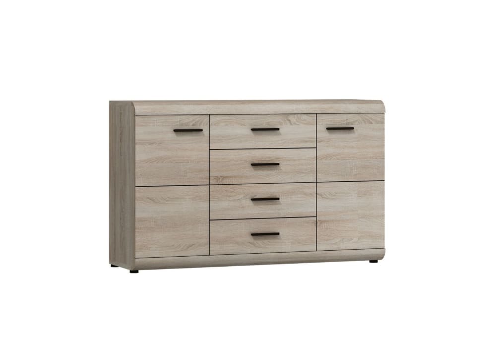 commode effet bois Beige