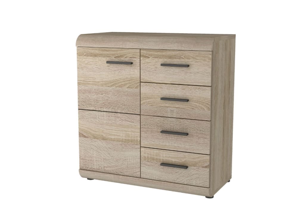 commode effet bois Beige