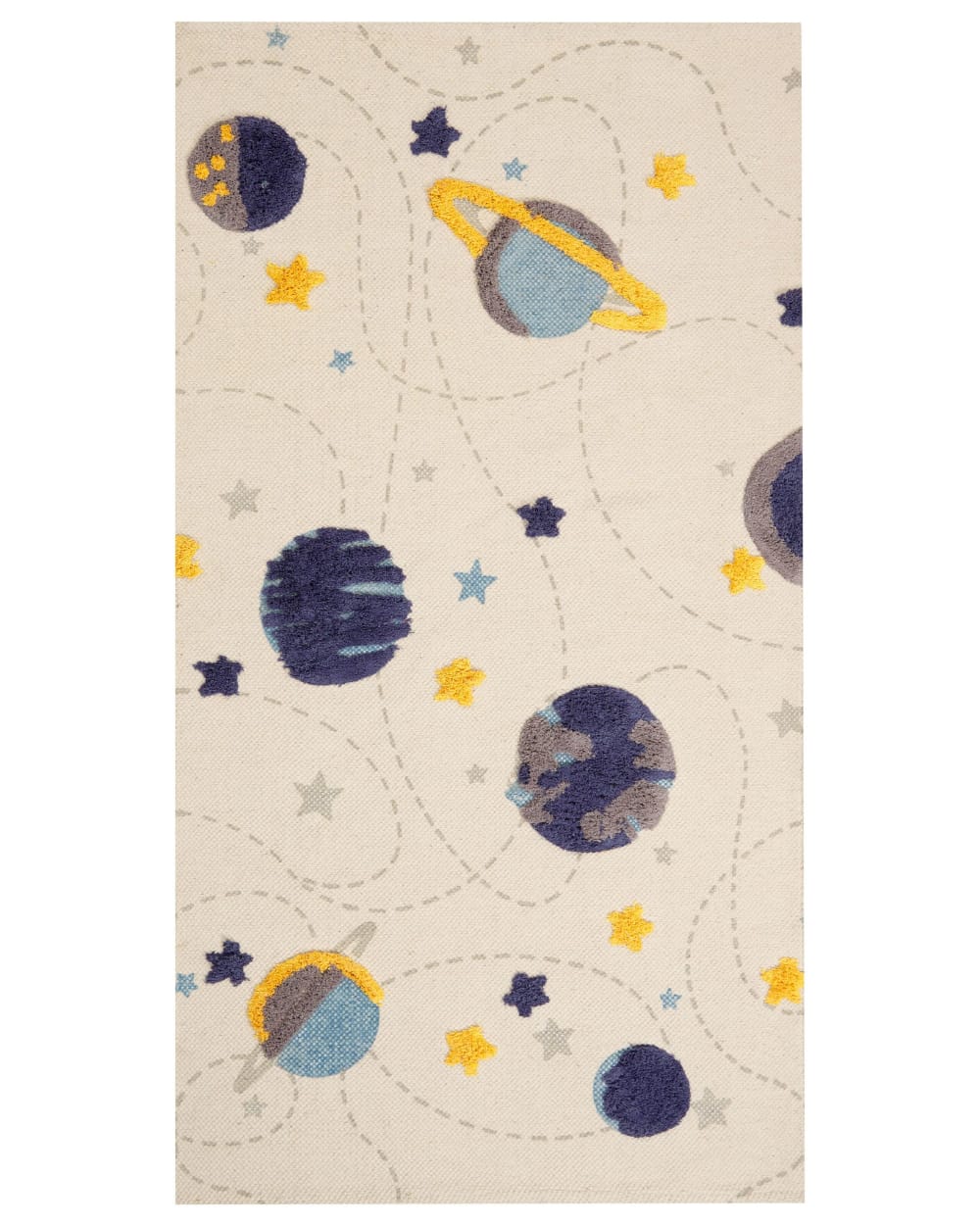 Kinderteppich Aus Stoff 150 X 80Cm, Beige